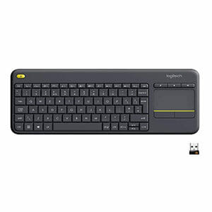 Logitech K400 Plus Wired Keyboard and Mouse Track